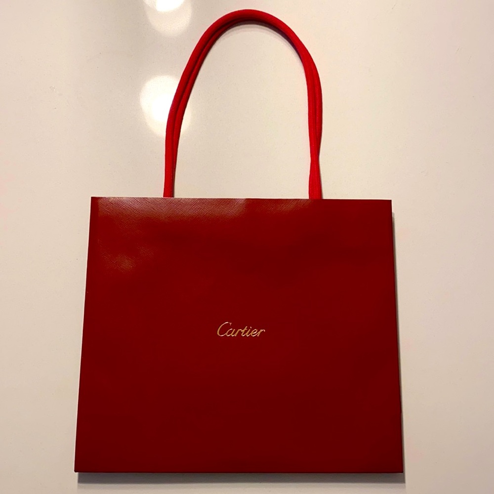 Cartier Shopping bag (small medium size) like new